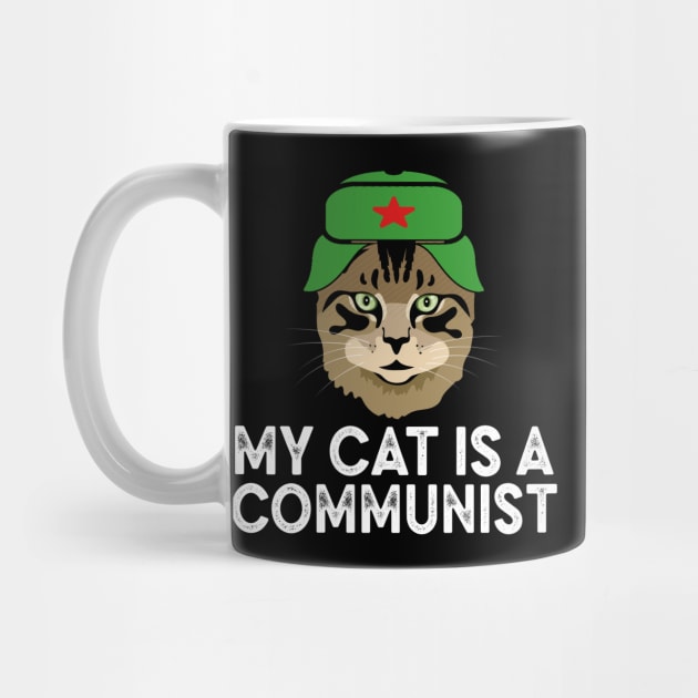 my cat is a communist funny cat lover meme by Moe99